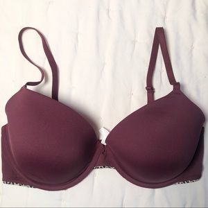 Pink Victoria secret lined bra